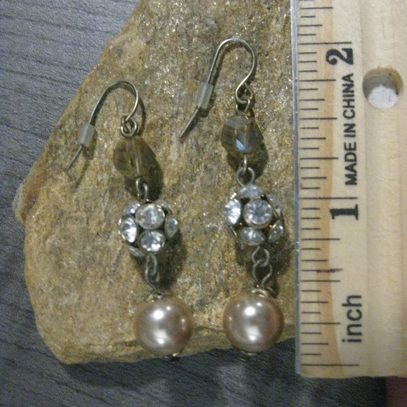 Champagne Color Bracelets with Dangle Earring Set - Picture 7 of 7